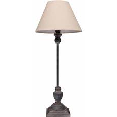 Grey Table Lamps Hill Interiors Incia Stem Table Lamp