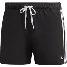 Adidas Swimwear adidas 3-Stripes CLX Very Short Length Swim Shorts - Black/White
