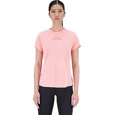 New Balance Clothing New Balance T shirt Printed Impact Run Short Sleeve women