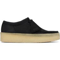 Synthetic Moccasins Clarks Wallabee Cup - Black Nubuck