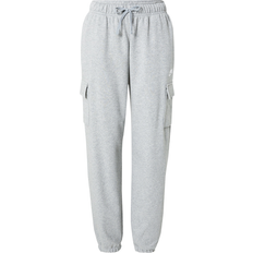 Nike Sportswear Club Fleece Mid-Rise Oversized Cargo Sweatpants Women's - Dark Gray Heather/White