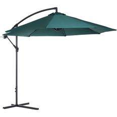 Green Parasols & Accessories OutSunny 3m Garden Banana Parasol Cantilever Umbrella