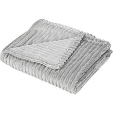 Blankets Homcom Fleece Blankets Grey