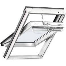Velux INTEGRA GGL MK08 207021U White Painted Centre Pivot Roof Timber, Aluminium Fixed Window Triple-Pane