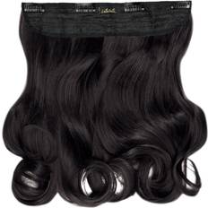Lullabellz Thick Curly Clip In Hair Extensions 16 inch Raven