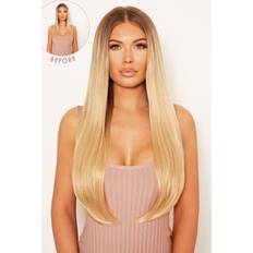 Lullabellz Thick 24" 1 Piece Straight Clip In Hair Extensions Golden Blonde