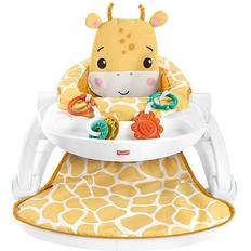 Fisher Price Sit Me Up Baby Floor Seat Tray Giraffe