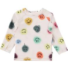 White UV Shirts Children's Clothing Molo Baby Pink Nemo Swim Top 92-98