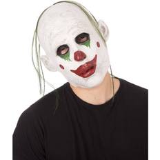 Circus & Clowns Head Masks Bristol Novelty Realistic clown with hair mask