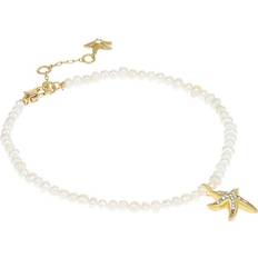 Pearl Anklets kate spade new york Sea Star Charm Freshwater Pearl Anklet White/Gold