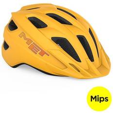 Orange Cycling Helmets Met kinderhelm crackerjack mips blau 2023