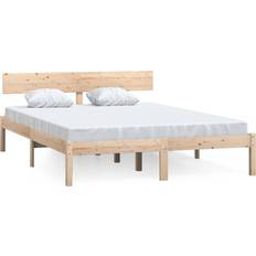 vidaXL Bed Frame Solid Pine 70cm 140x200cm