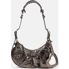 Balenciaga Handbags Balenciaga Cagole XS Metallic Stud Hobo Shoulder Bag 2564 DARK BRONZE