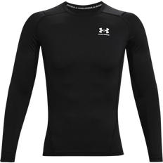 Under Armour Men - Sportswear Garment Underwear Under Armour Men's Heatgear Long Sleeve Top - Black/White