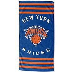 Northwest NBA New York Knicks Stripes Bath Towel Orange, Blue