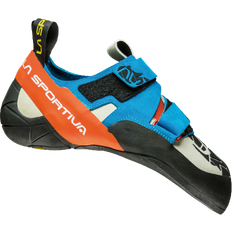 Microfiber Climbing Shoes La Sportiva Otaki M - Blue/Flame