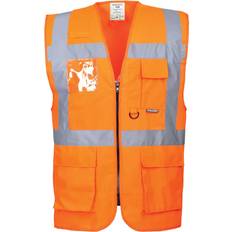 Work Vests Portwest Orange, Medium Berlin Executive Vest