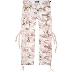 Pink - W36 - Women Trousers Brandit Damen 11001 Hose, Candy Camo