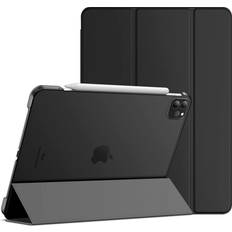 JeTech Case Compatible With iPad Pro 11 Inch 2022/2021/2020/2018 Model Support Pencil Charging Automatic Wake/Sleep (Black)