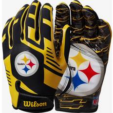 Gloves Wilson NFL Stretch Fit Pittsburgh Steelers - Black/Yellow