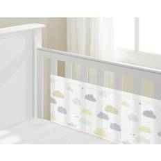 Bumpers Kid's Room BreathableBaby mesh 2 sided cot liner bumper cloud
