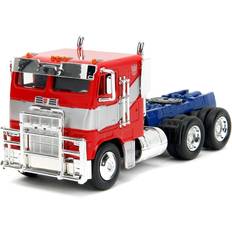 Transformers Action Figures Transformers Hollywood Rides Rise of the Beasts Optimus Prime 1:32 Scale Die-Cast Metal Vehicle