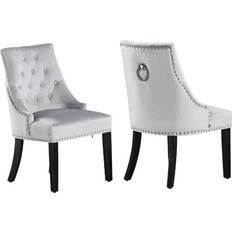 Windsor Lux Light Grey Kitchen Chair 94cm 2pcs