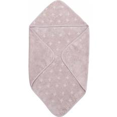 By Green Cotton Müsli Baby Towel with Hood 100x100cm Rose Moon