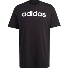 Adidas Men Clothing on sale adidas Essentials Single Jersey Linear Embroidered Logo Tee - Black