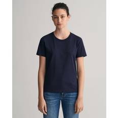 Gant Women Tops Gant Women Tonal Archive Shield T-Shirt Blue