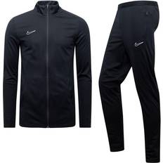 Solid Colours Jumpsuits & Overalls Nike Academy Men's Dri-FIT Global Football Tracksuit - Black/Black/White