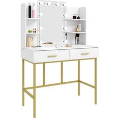 Gold Dressing Tables WOLTU MB6077ws Dressing Table 45x90cm