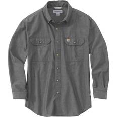 Carhartt Shirts Carhartt Men's Original Fit Long Sleeve Shirt, Black Chambray