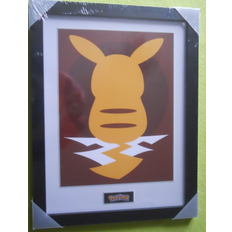 Framed Art Pokémon Pikachu Silhouette Print Framed Art