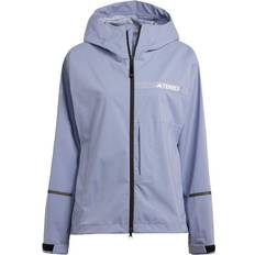 Silver - Women Rain Jackets & Rain Coats adidas Terrex Multi Rain.RDY 2.5-Layer Rain Jacket Women's - Silver Violet