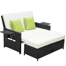 Grey Sun Beds Garden & Outdoor Furniture OutSunny 01-0777