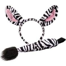 White Accessories Wicked Costumes Zebra Kids Animal Ears And Tail