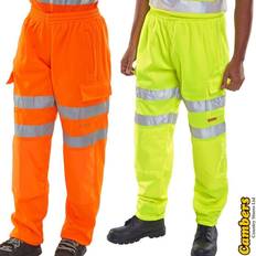 Men - Yellow Trousers & Shorts Click Beeswift Hi Viz Jogging Bottoms Saturn Yellow BSJBSYXL