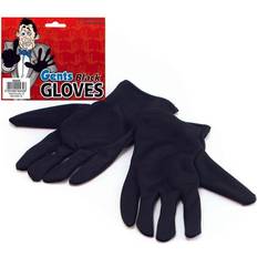 Royal Accessories Fancy Dress Bristol Novelty Black Gents Gloves