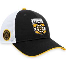 Fanatics NHL Boston Bruins 2023-2024 Authentic Pro Draft Trucker Hat, Men's, Black