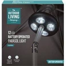 Premier Decorations Battery Operated Parasol Light with 12 Cool