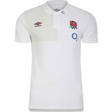 T-shirts & Tank Tops Umbro England Rugby Polo Shirt White Junior