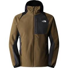 The North Face Men's Athletic Outdoor Softshell Hoodie - Military Olive/Asphalt Grey/TNF Black