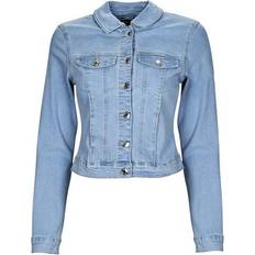 XL Outerwear Vero Moda Luna Denim Jacket - Blue/Light Blue Denim