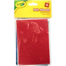 Crayola Sketch & Drawing Pads Crayola Pack of 10 Assorted Felt Sheets