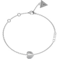 Guess Bracelets Guess Lovely Heart Bracelet - Silver/Transparent