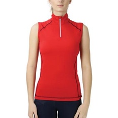 Hy Equestrian Tops Hy Sport Active Sleeveless Top - Rosette Red