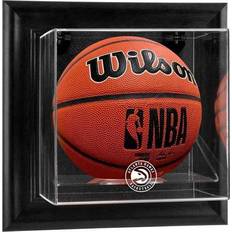 Atlanta Hawks Black Framed Wall-Mounted Basketball Display Case