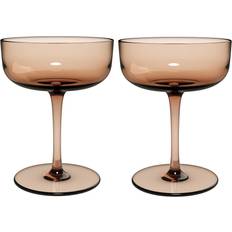 Brown Champagne Glasses Villeroy & Boch Like coupe Champagne Glass