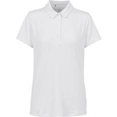 Polyester - Women Polo Shirts Under Armour Women's Playoff Polo Shirt - White/Halo Gray